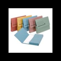 5 Star A4 285gsm Assorted Document Wallets (6 Pack)