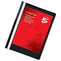 5 star a4 black project file 5 pack