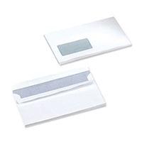 5 Star DL 90gsm White Press Seal Window Envelopes (500 Pack)