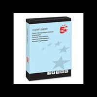 5 star a4 80gsm blue coloured office copier paper 500 sheets