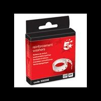 5 Star Office Vinyl Reinforcement Washers (Box of 250)