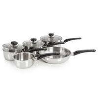 5 Piece Equip Pan Set - Stainless Steel