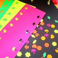 5 Color Stickers Paper for Punch...