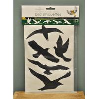 5 x wild bird alert window stickers by chapelwood