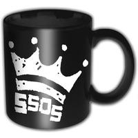 5 Seconds Of Summer Band Crown Logo Coffee Tea Mug Cup Boxed Official