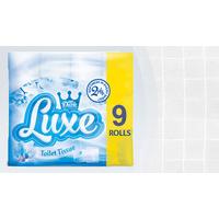 5 X Luxe 16 Pack Toilet Roll