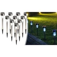 5 Stainless Steel Solar LED Lawn Lights