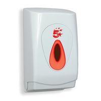 5 Star Facilities Toilet Tissue Dispenser (White)