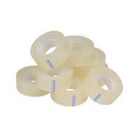5 Star (19mm x 33m) Tape Roll Small Easy-tear Polypropylene (Clear) Pack of 8