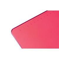 5 Star (A4) Solid Durable Plastic Clipboard with Rounded Corners (Pink)