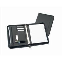 5 Star (A4) Zipped Conference 4 Ring Binder Capacity 25mm (Black)