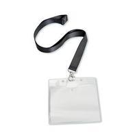 5 Star (110 x 90mm) Office Name Badge with Neck Strap PVC (1 x Pack of 10)