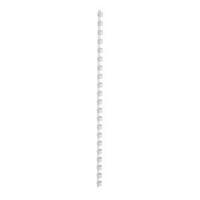 5 Star Binding Combs Plastic 21 Ring 45 Sheets A4 8mm White [Pack 100]