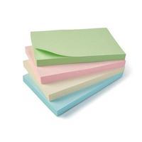 5 Star Eco Notes Recycled 127 x 76mm Pastel (Pack of 12 Pads 100 Sheets Per Pad)