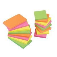 5 Star (3 x 5 inch) Re-Move Notes Repositionable (Neon Assorted) 12 Pads of 100