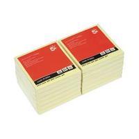 5 Star (76 x 76mm) Re-Move Notes Concertina (Yellow) 12 Pads of 100