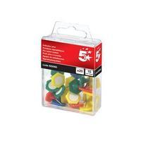 5 Star (15mm) Indicator Pins Head Assorted Pack of 20