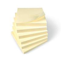5 Star Re-Move Notes Repositionable Pad of 100 Sheets 76x76mm (Yellow) Pack of 12