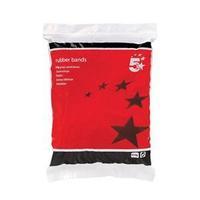 5 Star (0.454kg) Rubber Bands Approximately 600 Bands No.34 Each