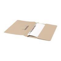 5 Star (Foolscap) Transfer Spring Files with Inside Pocket 315g/m2 38mm (Buff) Pack of 25 Files