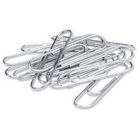 5 star 33mm paperclips metal large plain pack of 1000