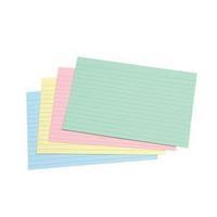 5 Star Record Card (152 x 102mm) Smooth Assorted (1 x Pack of 100)