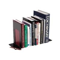 5 Star Large Deluxe Metal Bookends (Black) Pack of 2