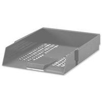 5 Star (Foolscap) High-impact Polystyrene Letter Tray (Grey) CP0435SGRY