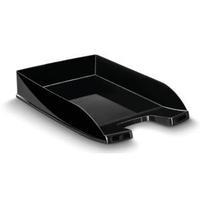 5 star self stacking letter tray black with 400 sheet capacity