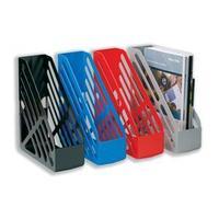 5 star a4foolscap magazine rack file red