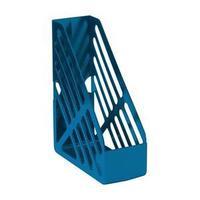 5 star a4foolscap magazine rack file blue