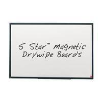 5 star 1800 x 1200mm drywipe board magnetic lightweight with fixing ki ...
