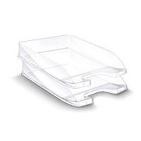 5 Star Self Stacking Letter Tray (Crystal) with 400 Sheet Capacity