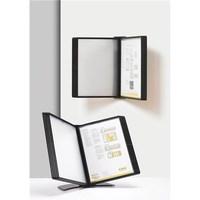 5 Star (A4) Wall Display Panel System Easy Mount with 10 Pockets