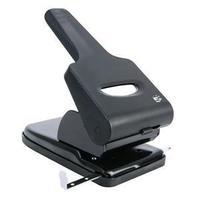 5 Star Hole Punch Heavy-duty Metal with Plastic Base (Black and Grey)
