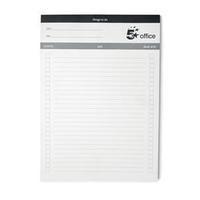 5 star a4 things to do today pad ruled 100 pages white