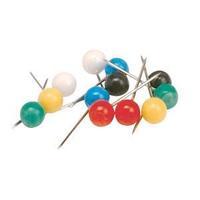 5 Star (5mm) Map Pins Head Assorted Pack of 100