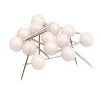 5 Star (5mm) Map Pins Head (White) Pack of 100