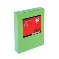 5 Star (A4) Coloured Copier Paper Multifunctional Ream-wrapped 80gsm (Deep Green) Pack of 500 Sheets