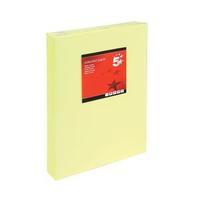 5 Star (A3) Coloured Copier Paper Multifunctional Ream-wrapped 80gsm (Light Yellow) Pack of 500 Sheets