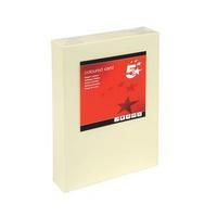 5 Star (A4) Multifunctional Coloured Card 160gsm (Light Cream) Pack of 250 Sheets