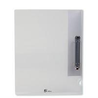 5 star a4 office ring binder 2 o ring polypropylene clear pack of 10