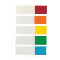5 Star (12.5 x 50mm) Index Flag Bright Colours (Assorted) 5 Packs Of 20 Flags