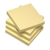 5 Star Re-Move Recycled Notes Repositionable Pad of 100 Sheets 76x76mm Yellow (Pack of 12)