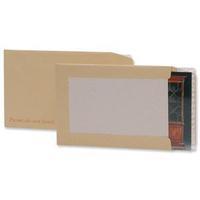 5 Star (C3) 120gsm (Please do not bend) Manilla Office Board Backed Hot Melt Peel and Seal Plain Envelopes (Buff Pack of 50)