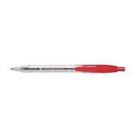 5 Star Ballpoint Pen Retractable Medium 1.0mm Tip 0.4mm Line (Red) Pack of 10