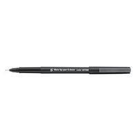 5 star fibre tip pen medium 04mm tip 04mm line black pack of 12