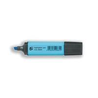 5 Star Highlighters Chisel Tip 1-4mm Line Blue [Pack 12]