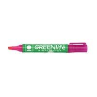 5 star eco highlighter pen chisel tip 1 5mm line pink pack of 10