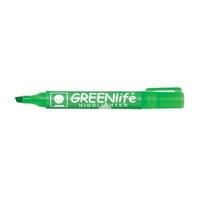 5 star eco highlighter pen chisel tip 1 5mm line green pack of 10